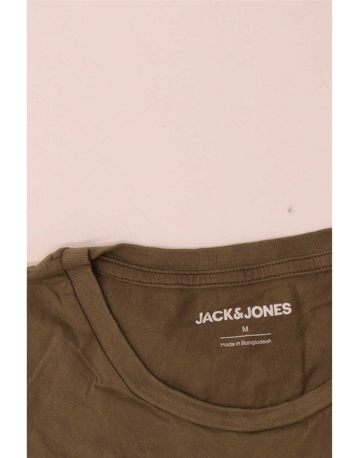 Tricou cu grafic Jack & Jones pentru bărbați Top Mediu Kaki Bumbac