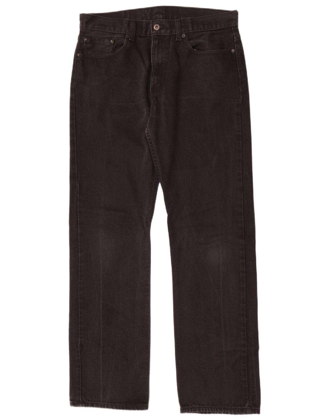Blugi drepti pentru bărbați Levi's W34 L34 bumbac negru