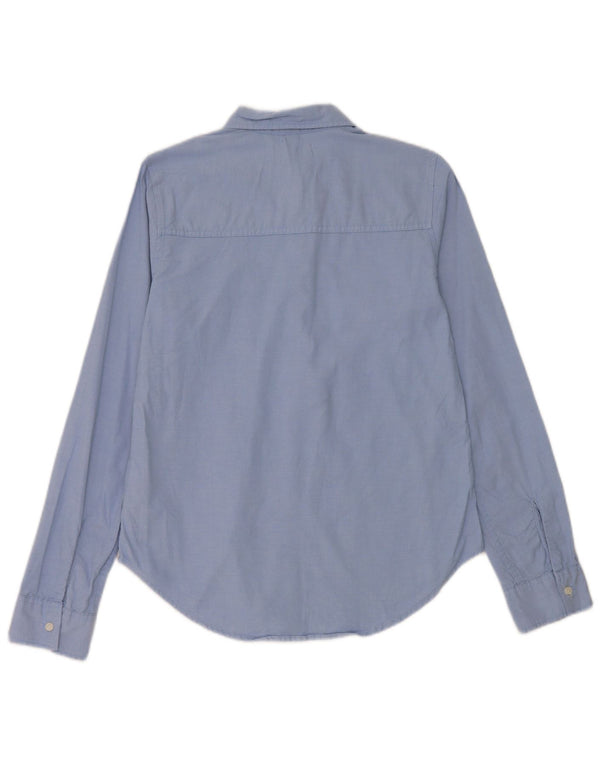 Cămașă elastică pentru femei Hollister UK 10 Small Blue Bumbac