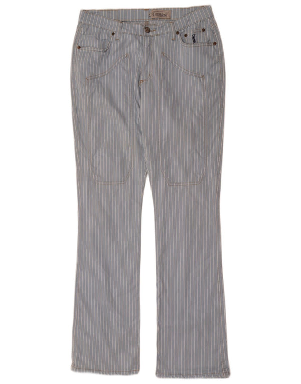 Pantaloni casual drepti pentru bărbați Jeckerson IT 48 Medium W30 L34 Blue Striped