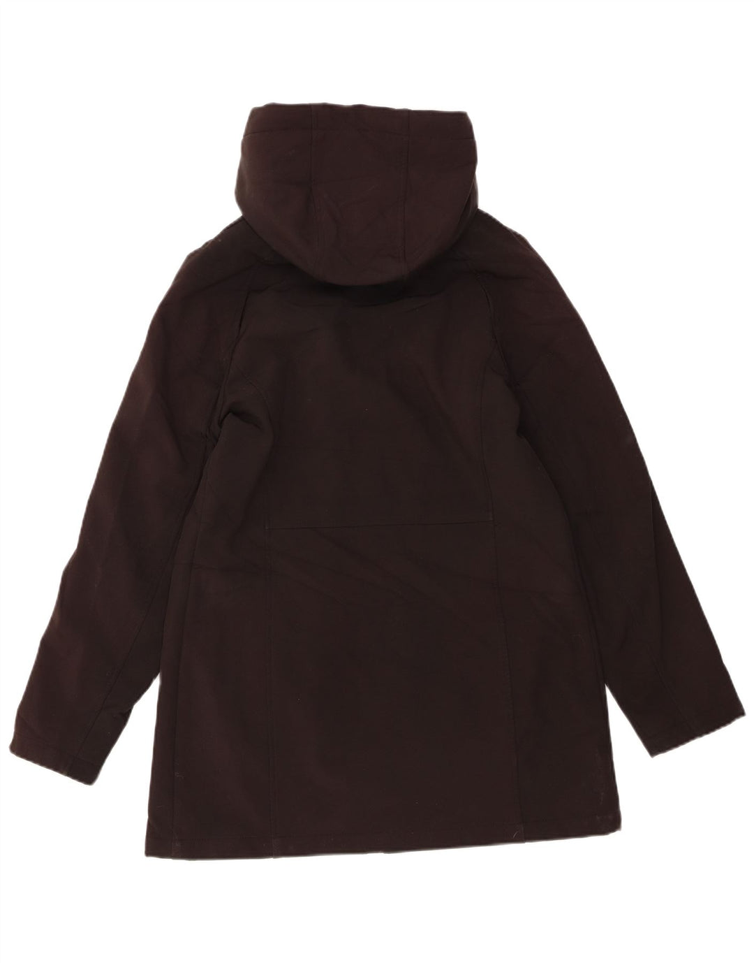 CALVIN KLEIN Jachetă Windbreaker cu glugă pentru femei UK 14 Poliester mediu negru