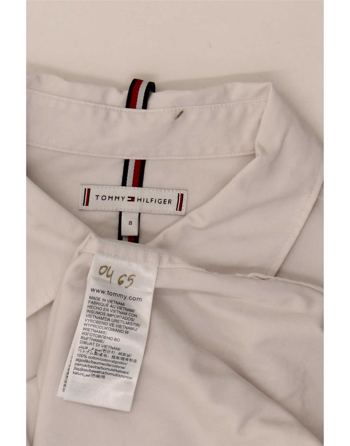 Cămașă Tommy Hilfiger pentru femei US 8 Medium White Bumbac