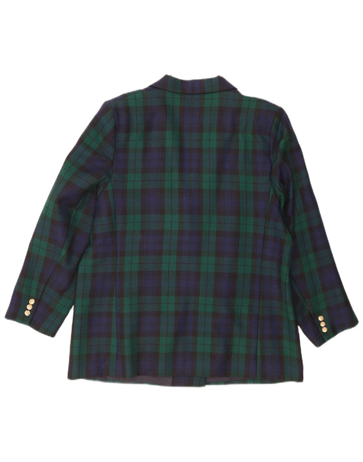 Marks & Spencer jachetă pentru bărbați cu două piepturi, UK 44 2XL, verde check