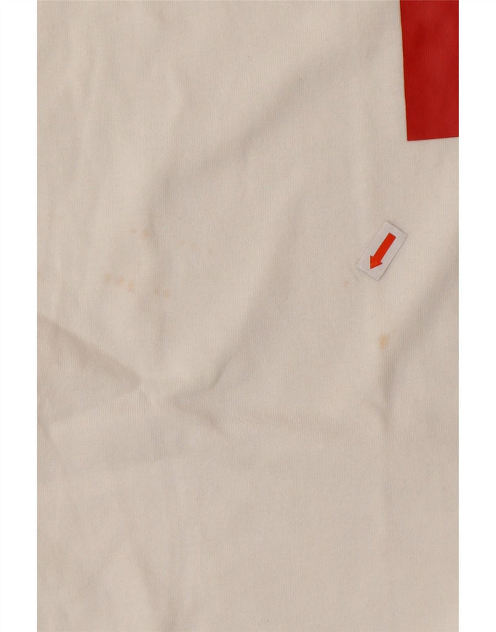 Tricou grafic pentru bărbați NIKE Top, mediu alb, bumbac