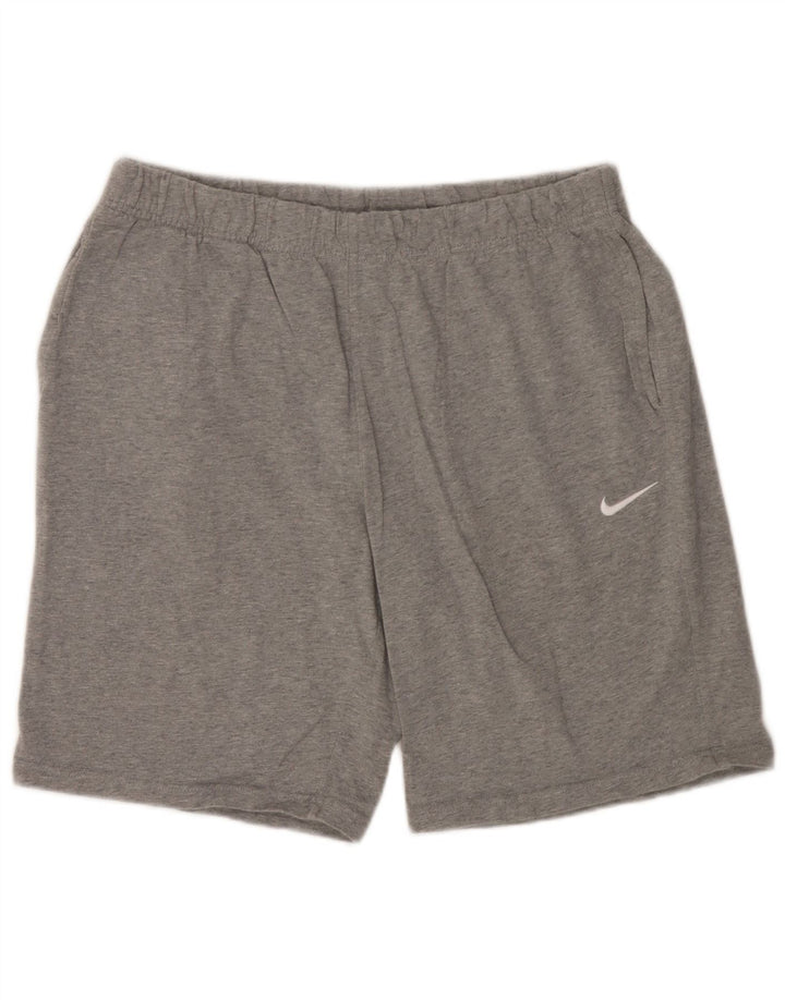 Pantaloni scurți sport Nike pentru bărbați XL bumbac gri
