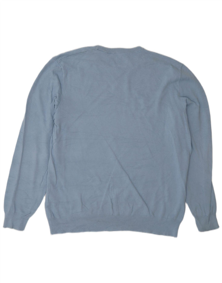 Pulover pentru bărbați Levi's cu gât crew pulover mare, albastru, bumbac