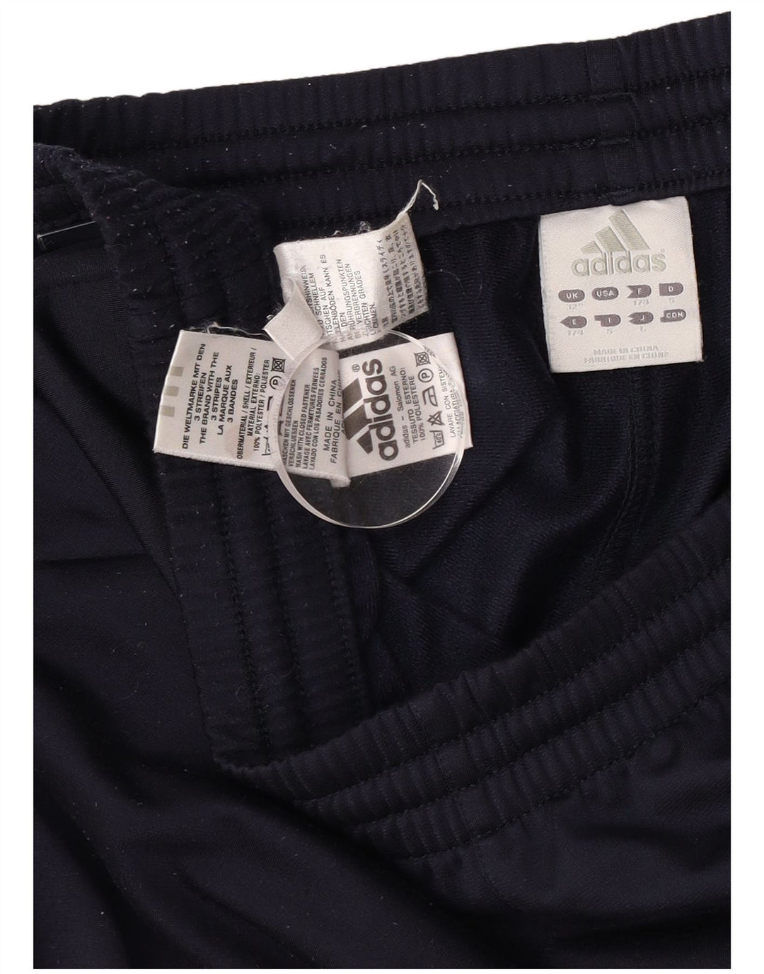 Pantaloni de trening Adidas pentru bărbați, poliester mediu bleumarin