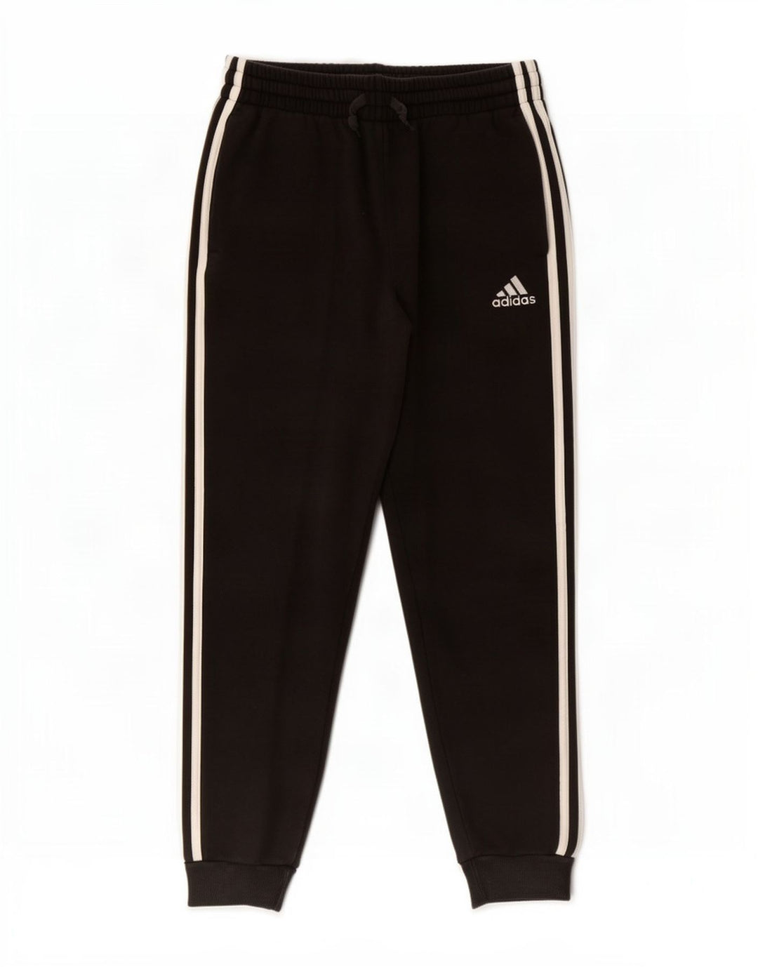 Pantaloni de trening pentru bărbați Adidas Pantaloni de jogging, bumbac mediu negru