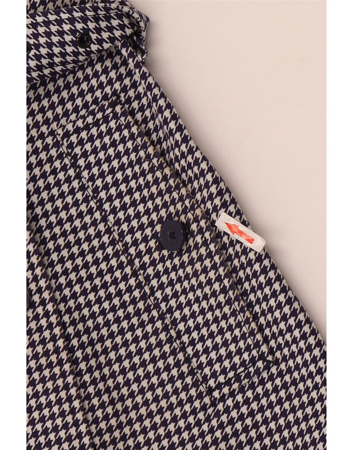 Trenci pentru femei Jack Wills UK 8 mic din bumbac cu picior de gală, albastru marin