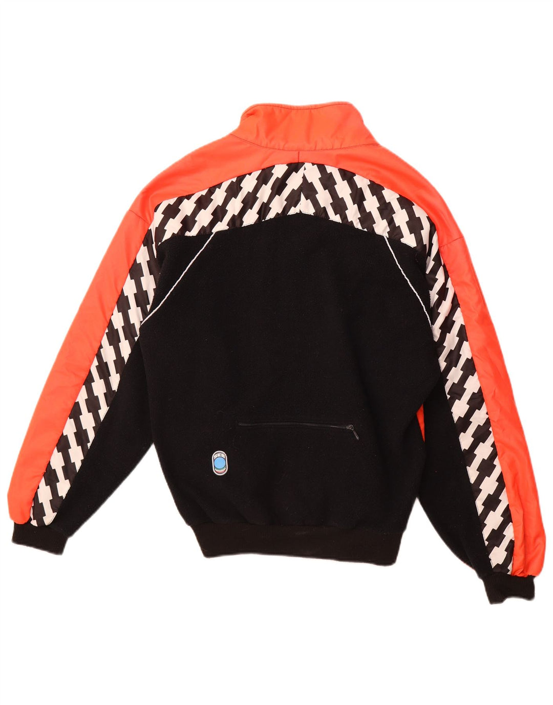 VINTAGE Bomber Jacket pentru bărbați UK 40, mare, portocaliu, poliester