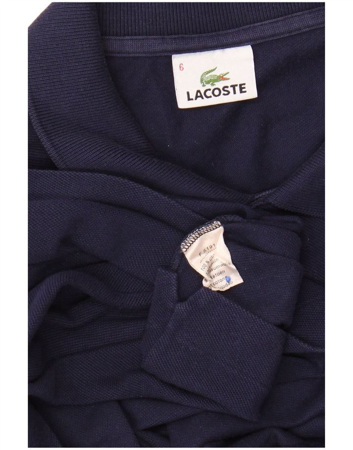 Tricou polo pentru bărbați LACOSTE Mărimea 6 XL Bumbac bleumarin