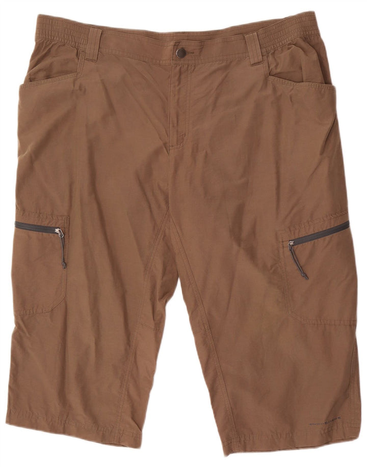 Pantaloni scurți Columbia Titanium Cargo XL W40 maro bumbac