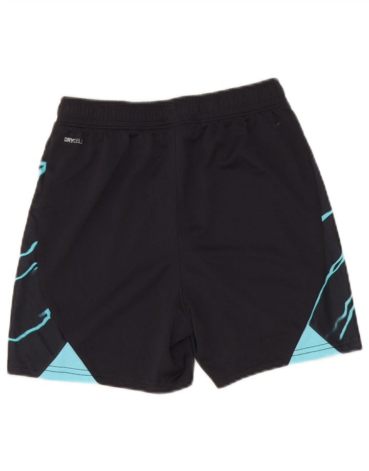 Pantaloni scurți sport PUMA Manchester City pentru băieți 11-12 ani, negru, color block