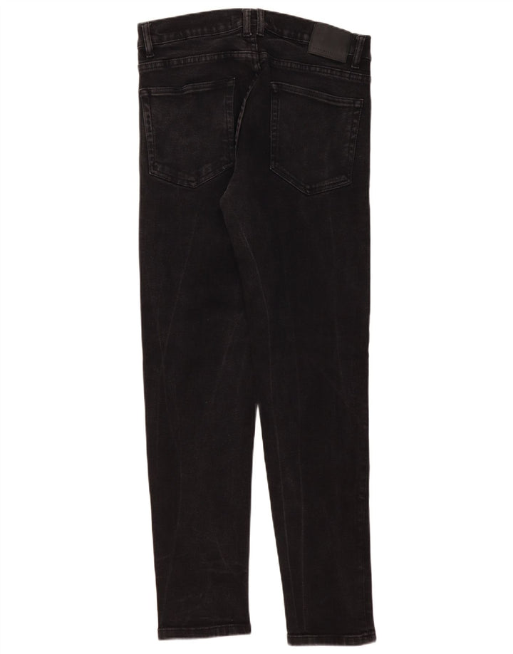 Blugi slim pentru bărbați Zara EU 44 Large W34 L32 Negri
