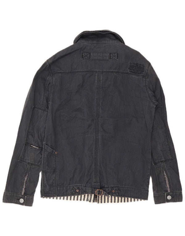 Jachetă Superdry pentru bărbați, UK 42 XL, bumbac bleumarin