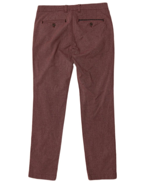 Pantaloni de costum Ted Baker pentru bărbați, L32 L31, bumbac maro