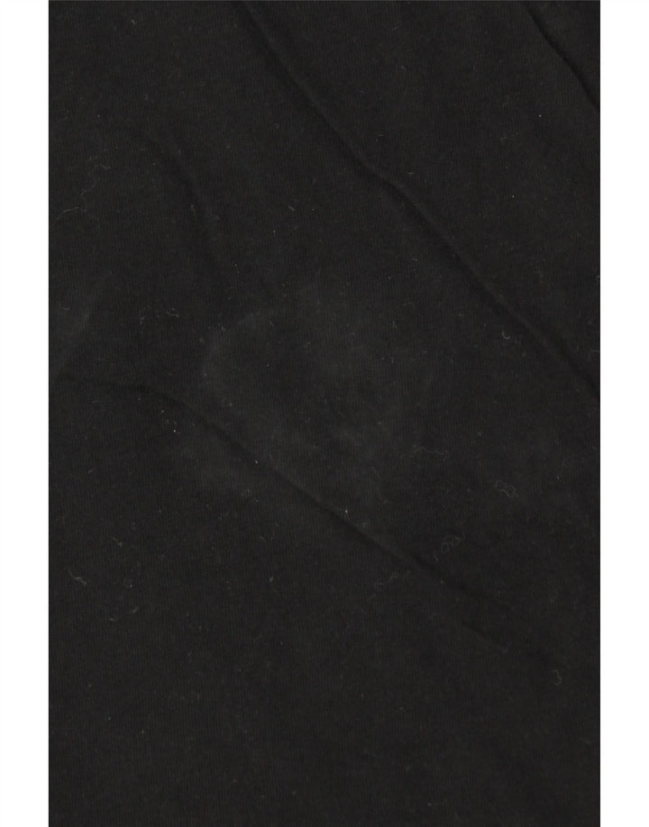 Tricou Crop Graphic Fila pentru femei Top UK 12 Medium Black Bumbac