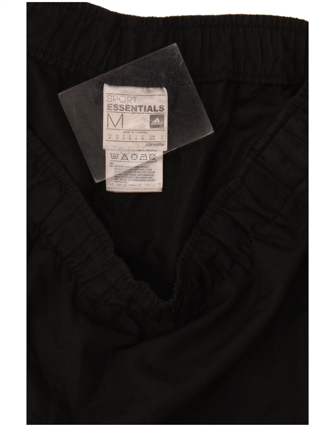 Pantaloni scurți sport pentru bărbați Adidas Climalite, poliester mediu negru