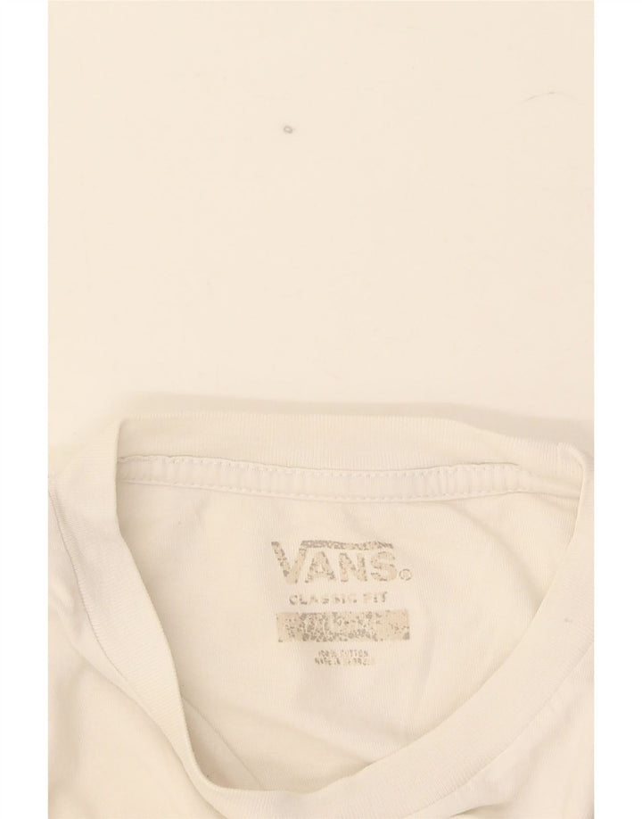 Tricou grafic Vans pentru baieti Top 11-12 ani alb