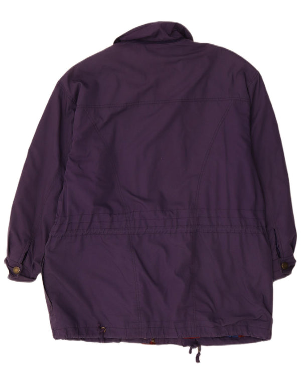 Jachetă vintage pentru femei UK 20 2XL violet