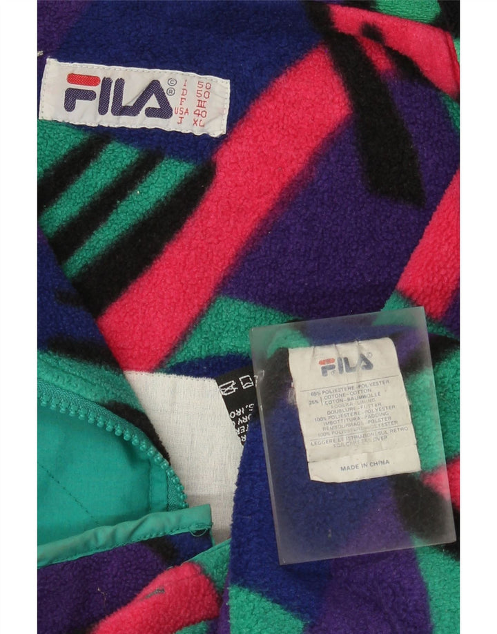 Jachetă pentru bărbați Fila Liner Utility IT 50 Large Green Poliester