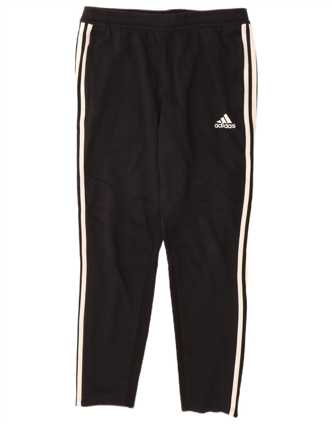 Pantaloni de trening ADIDAS pentru bărbați, bumbac mediu negru
