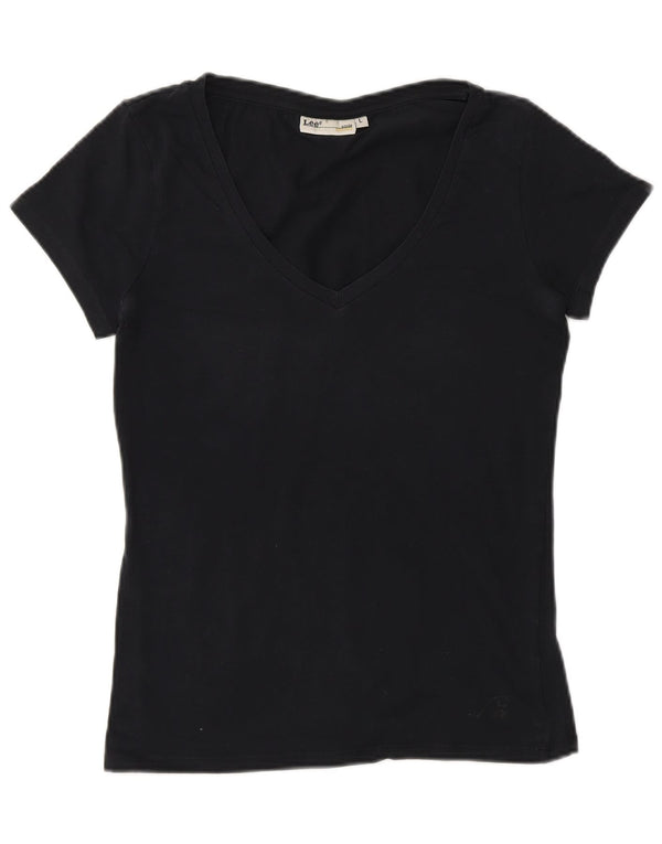 Tricou pentru femei Lee Top UK 14 Large Negru