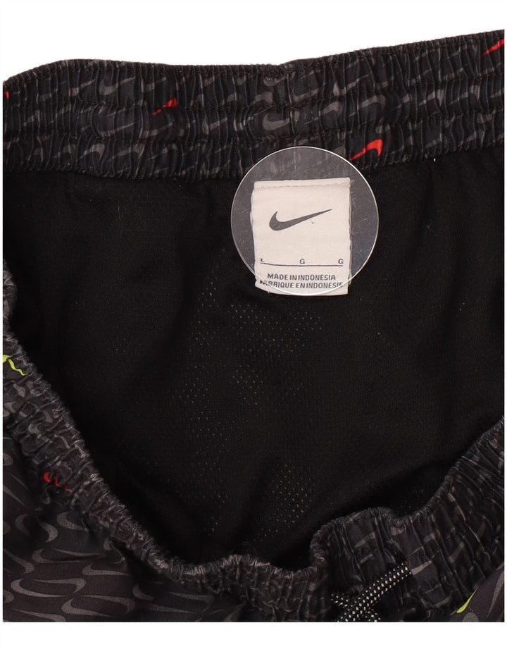 Pantaloni scurți de înot grafic Nike pentru bărbați, mari, gri