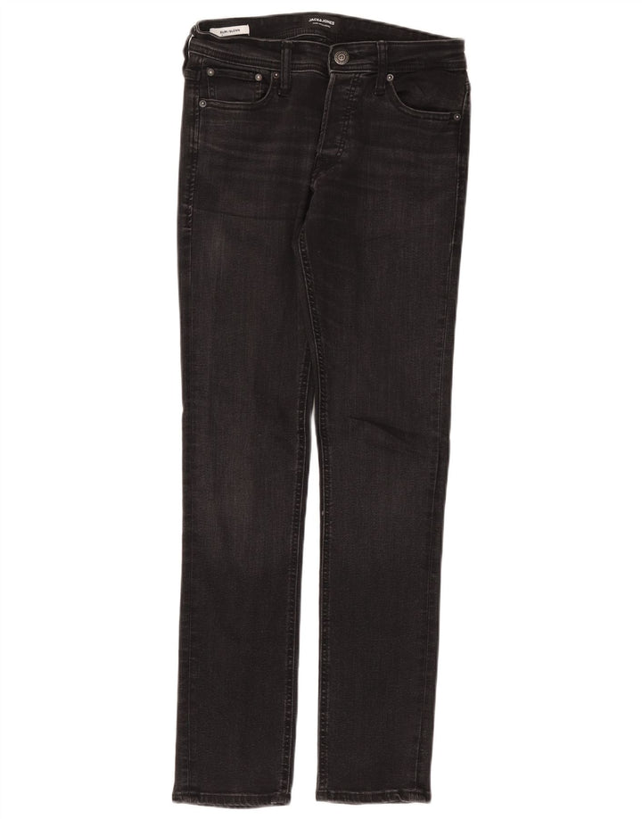 Blugi Jack & Jones GLENN Slim pentru bărbați W30 L32 bumbac gri