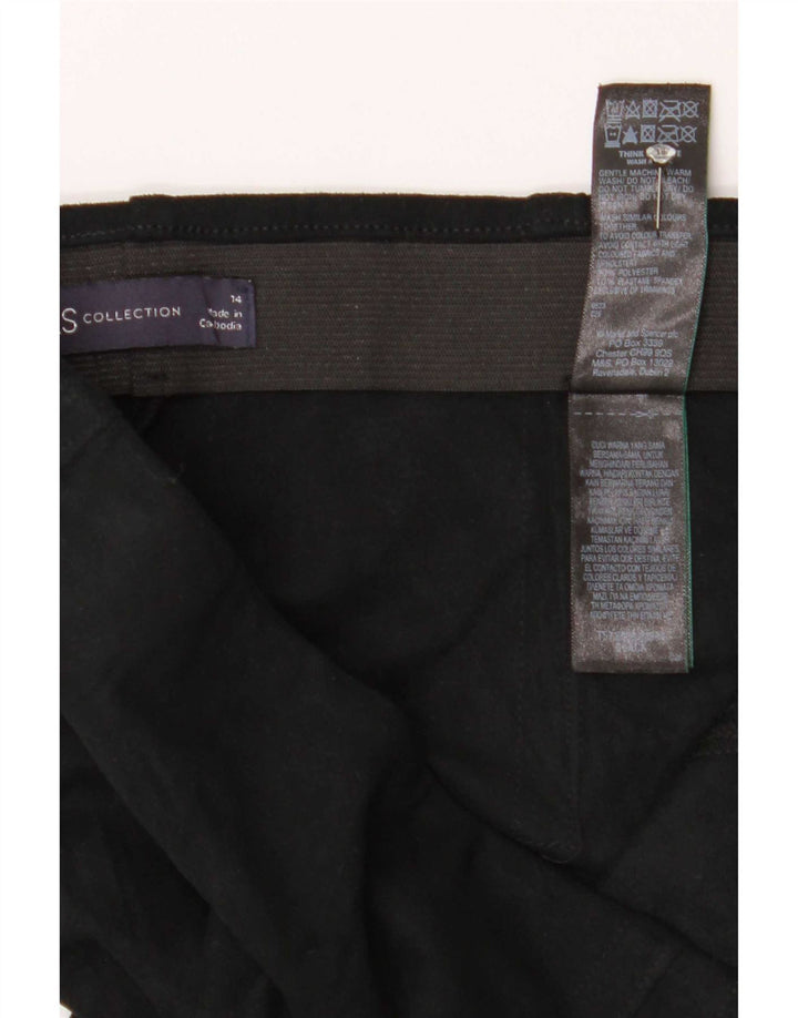 Leggings pentru femei Marks & Spencer UK 14 Poliester negru mare