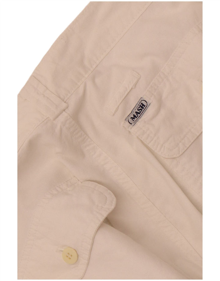 Pantaloni chino drepti pentru bărbați Mash W30 L32 alb