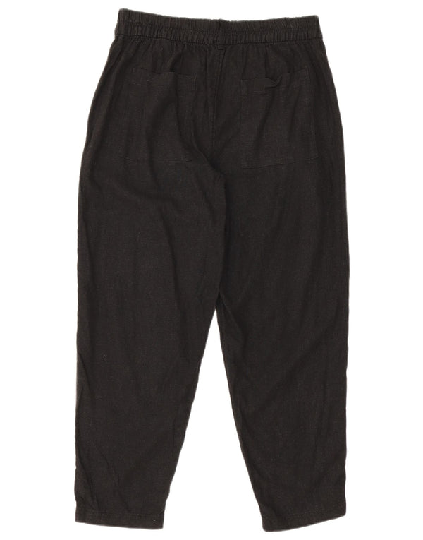 Pantaloni tăiați conici pentru femei Marks & Spencer UK 10 Small W30 L24 Negru