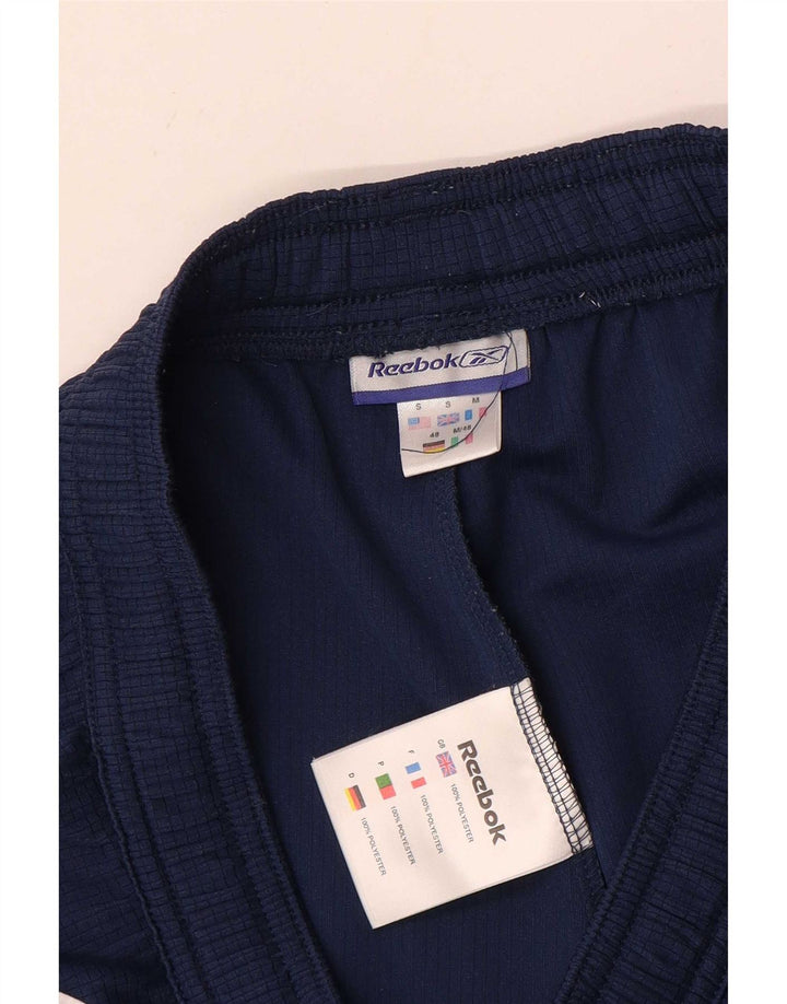 Pantaloni scurti sport pentru bărbați Reebok, poliester, albastru mic