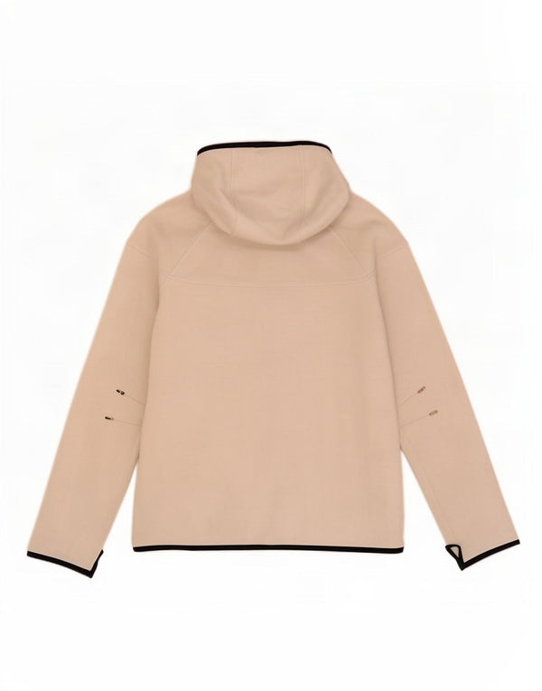 Pulover Nike pentru femei cu fermoar, UK 16, mare, alb, bumbac
