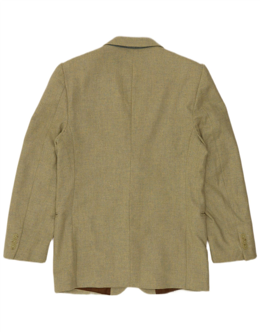 Jachetă pentru bărbați VINTAGE cu 3 nasturi IT 46 Lână verde mică