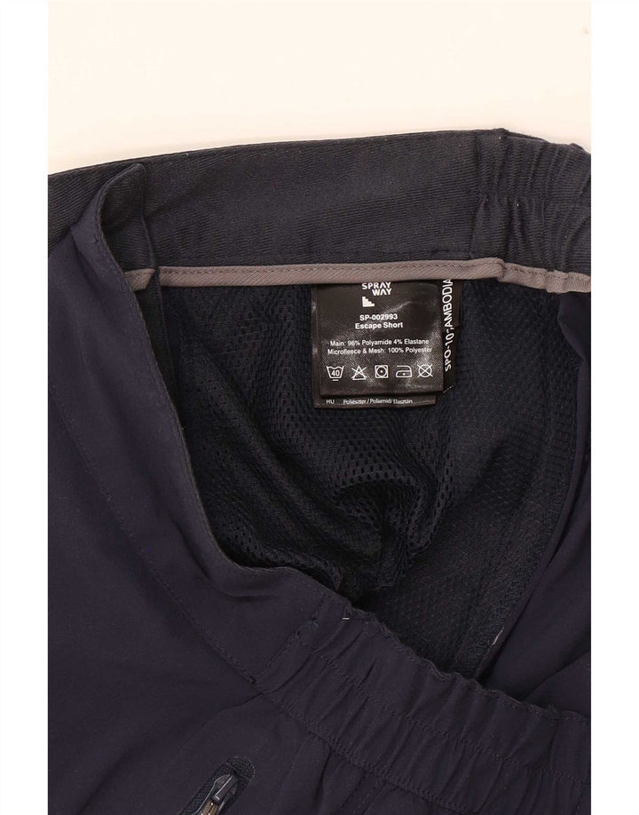 Pantaloni scurti cargo pentru femei Sprayway UK 12 Medium W32 Poliamidă bleumarin