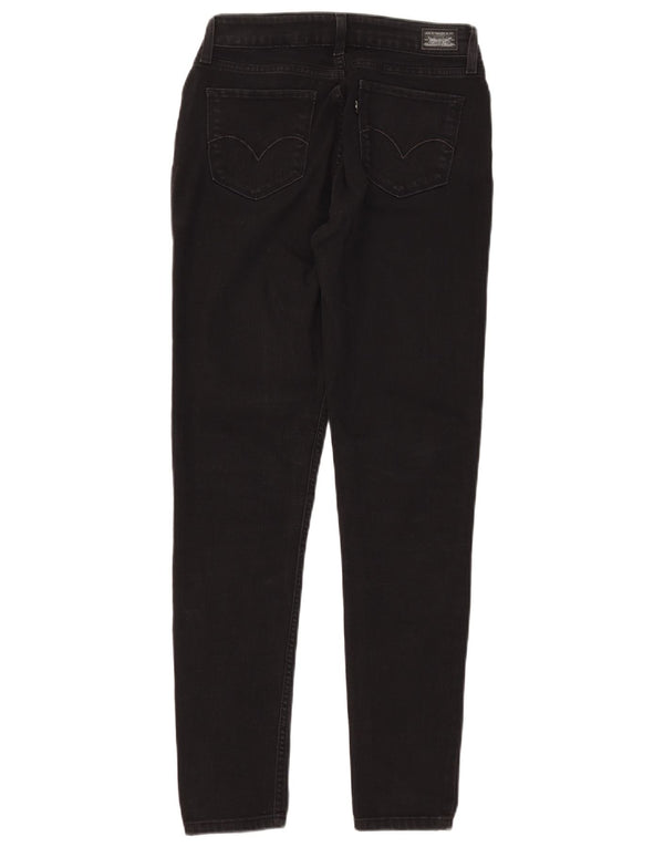Jeans skinny jegging Levi's pentru femei W28 L30 bumbac negru