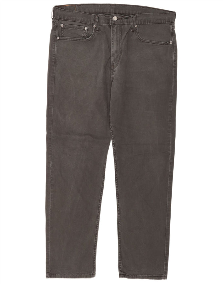 Blugi conici pentru bărbați Levi's 502 W38 L32 bumbac gri