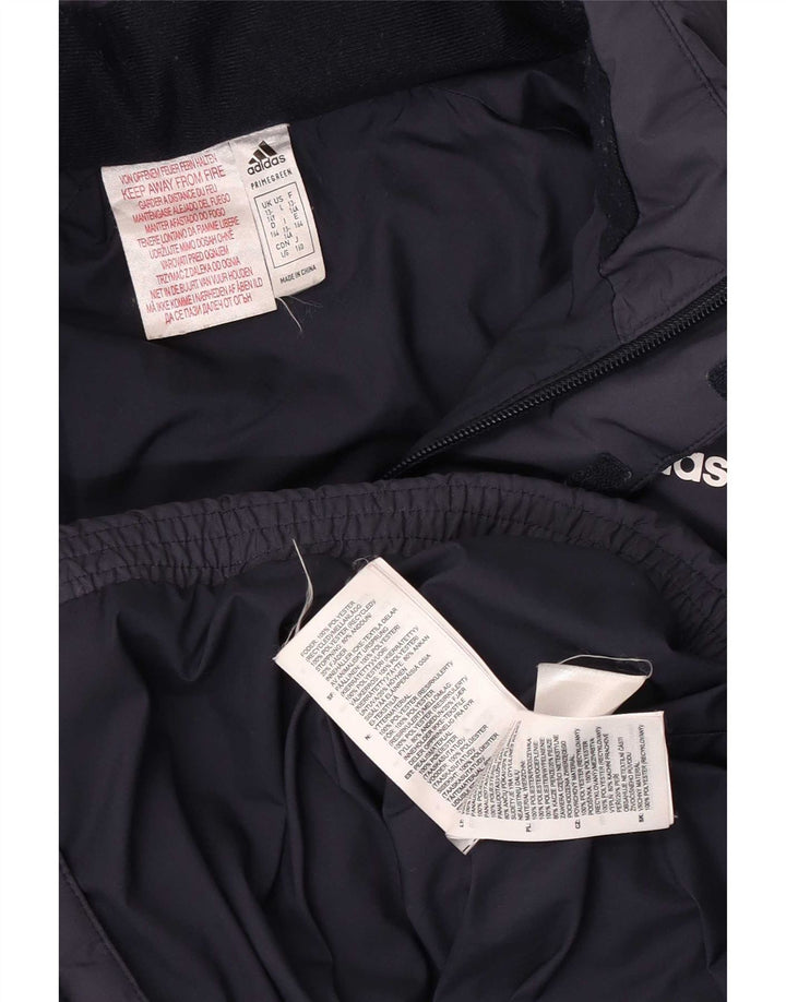 Jachetă căptușită pentru băieți Adidas 13-14 ani poliester bleumarin