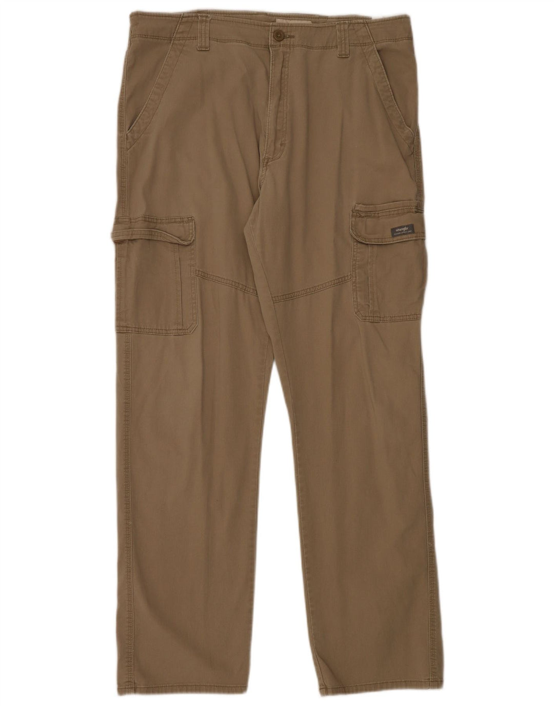 Pantaloni cargo WRANGLER pentru bărbați, cu tăiere relaxată, L36 L34, bumbac bej