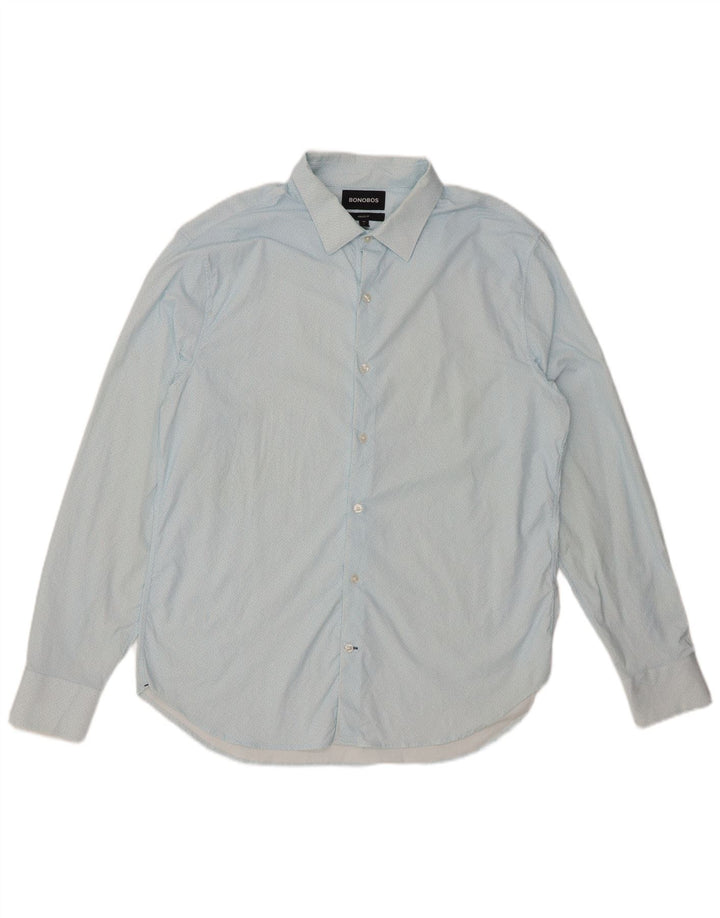 BONOBOS Cămașă atletică pentru bărbați, nailon mare cu pete albastre