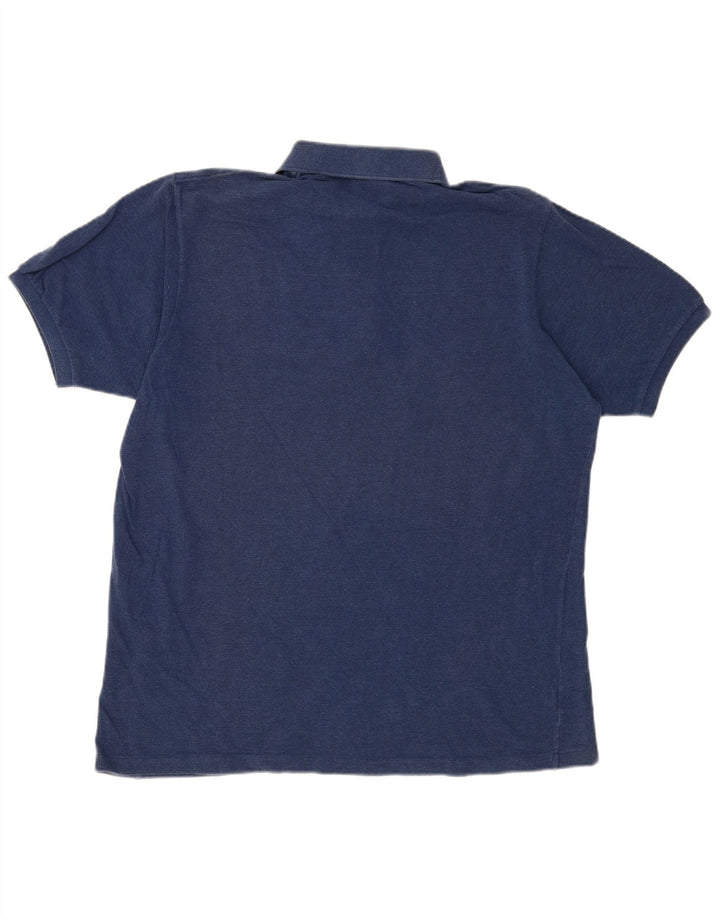 Tricou polo pentru bărbați Lacoste Mărimea 7 2XL Bumbac bleumarin