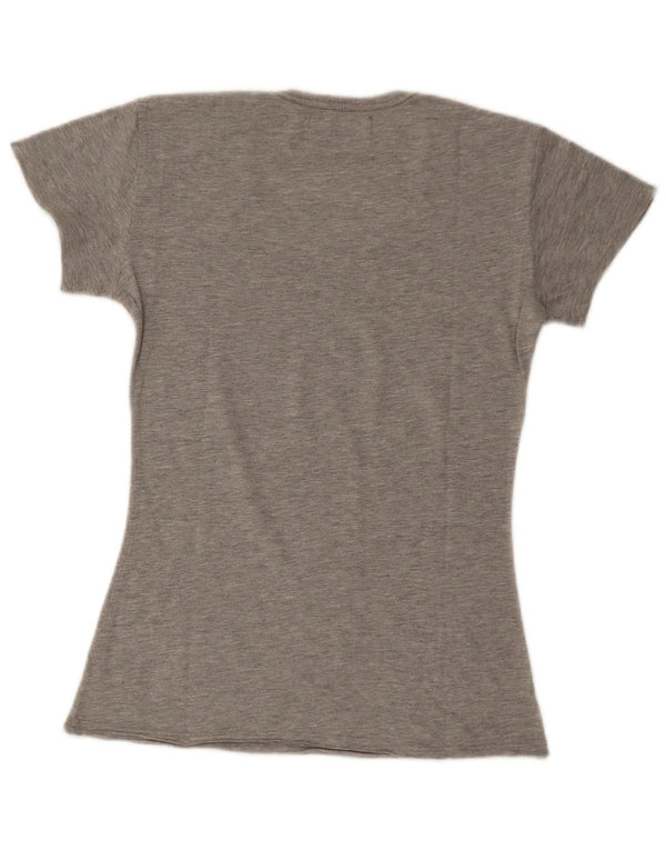 Tricou grafic pentru femei Diesel UK 8 Small Gri