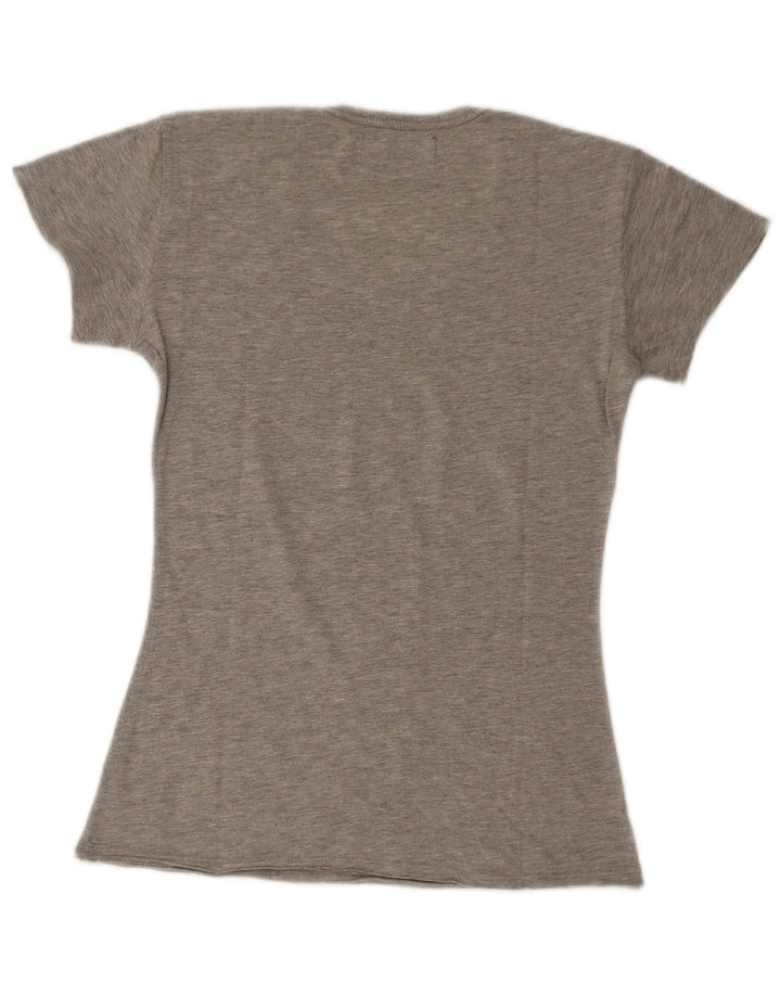 Tricou grafic pentru femei Diesel UK 8 Small Gri