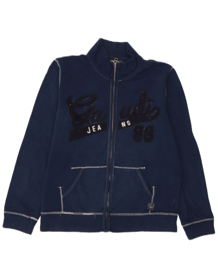 Jachetă de top pentru trening grafic pentru femei GAUDI UK 20 2XL bleumarin