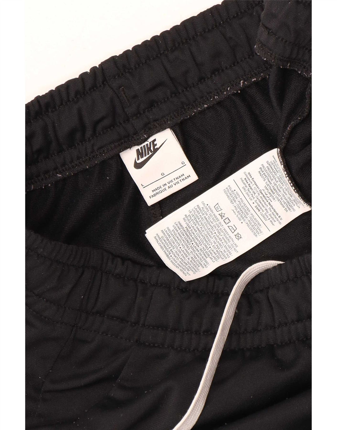 Pantaloni de trening pentru bărbați Nike Joggeri mari, negru, poliester color bloc