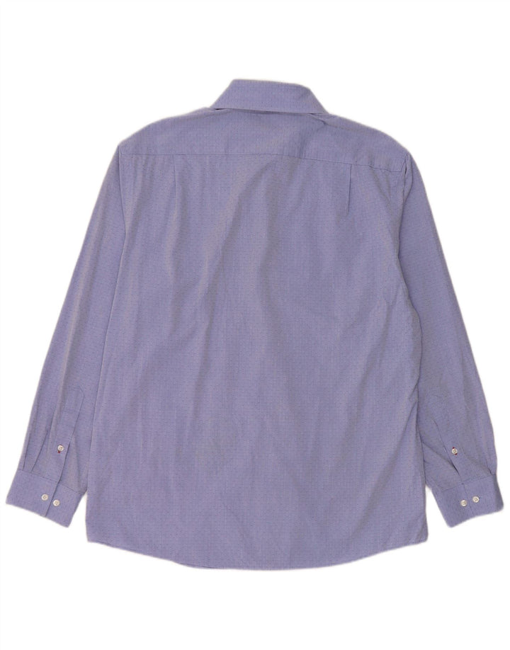 Cămașă pentru bărbați Tommy Hilfiger Slim Fit Mărimea 16 Mare Albastru Geometric