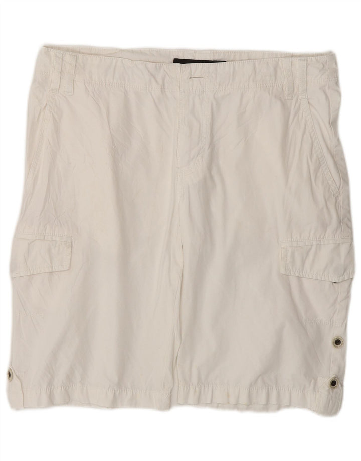 Pantaloni scurți cargo Calvin Klein pentru bărbați W32, bumbac alb mediu