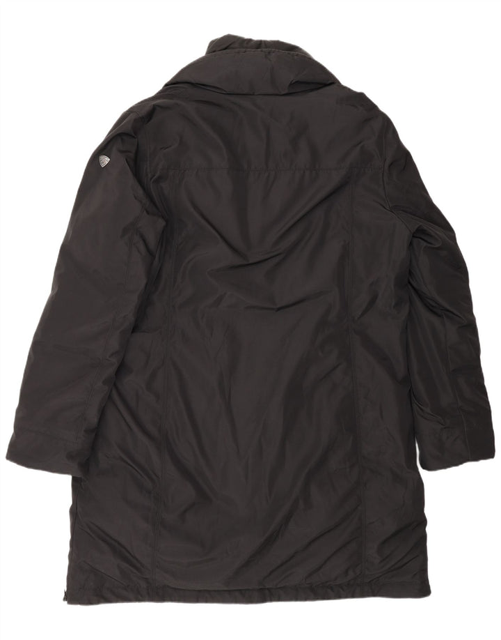 Carte poștală haină căptușită pentru femei UK 18 XL poliester negru iarnă