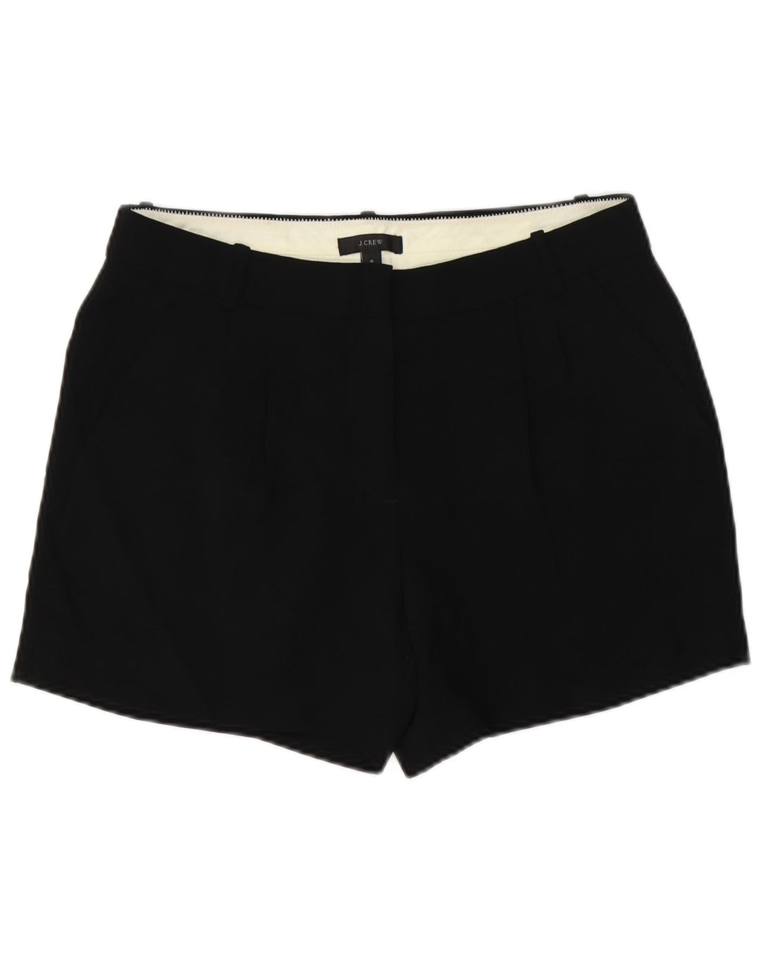 Pantaloni scurti chino pegged J. CREW pentru femei US 4 Small W32 Poliester negru